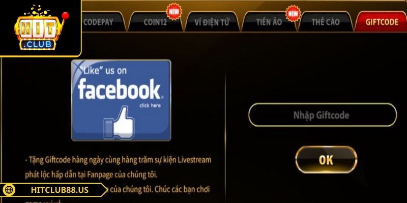 Cách Nhận Giftcode Hitclub - Hướng Dẫn Cho Game Thủ 2 Theo dõi Fanpage tặng mã thưởng giá trị
