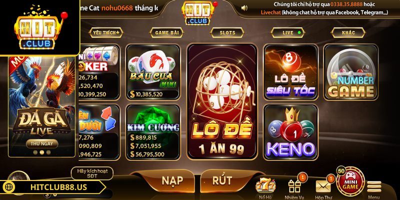 Lô Đề Hitclub Mang Đến Trải Nghiệm Thắng Lớn Hấp Dẫn 1 Lô đề Hitclub lựa chọn lý tưởng cho những người yêu thích may rủi