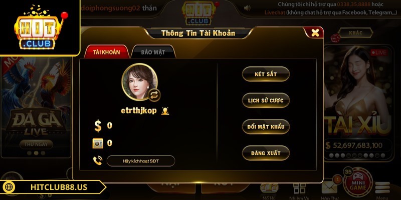 Rút Tiền Hitclub Nhanh Chóng Và An Toàn Trong 3 Bước 2 Đảm bảo số dư đủ